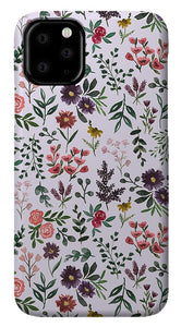 Bright Watercolor Flower - Purple - Phone Case
