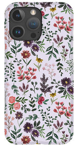 Bright Watercolor Flower - Purple - Phone Case