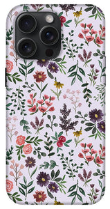 Bright Watercolor Flower - Purple - Phone Case