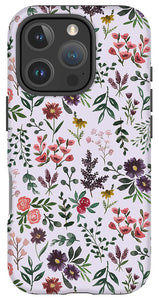Bright Watercolor Flower - Purple - Phone Case