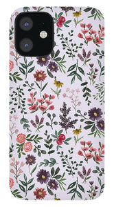 Bright Watercolor Flower - Purple - Phone Case