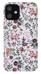 Bright Watercolor Flower - Purple - Phone Case