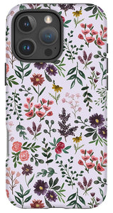 Bright Watercolor Flower - Purple - Phone Case
