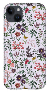 Bright Watercolor Flower - Purple - Phone Case