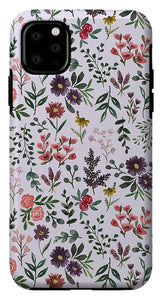 Bright Watercolor Flower - Purple - Phone Case