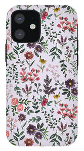 Bright Watercolor Flower - Purple - Phone Case