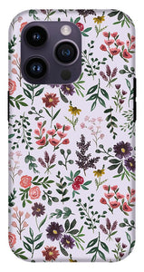 Bright Watercolor Flower - Purple - Phone Case