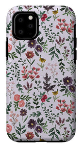 Bright Watercolor Flower - Purple - Phone Case