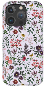 Bright Watercolor Flower - Purple - Phone Case