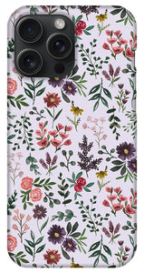 Bright Watercolor Flower - Purple - Phone Case