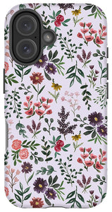 Bright Watercolor Flower - Purple - Phone Case