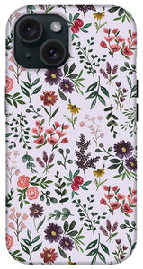 Bright Watercolor Flower - Purple - Phone Case
