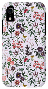 Bright Watercolor Flower - Purple - Phone Case