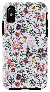 Bright Watercolor Flower - Purple - Phone Case
