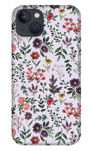 Bright Watercolor Flower - Purple - Phone Case