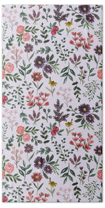 Bright Watercolor Flower - Purple - Beach Towel