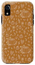 Load image into Gallery viewer, Bronze Floral Ink Pumpkin Pattern - Phone Case