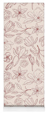 Load image into Gallery viewer, Burgundy Magnolia Pattern - Yoga Mat