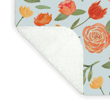 Load image into Gallery viewer, Burnt Orange Floral Pattern - Blanket