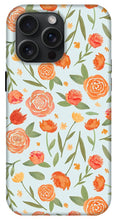 Load image into Gallery viewer, Burnt Orange Floral Pattern - Phone Case