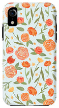 Load image into Gallery viewer, Burnt Orange Floral Pattern - Phone Case