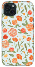 Load image into Gallery viewer, Burnt Orange Floral Pattern - Phone Case