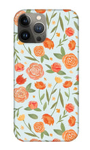 Load image into Gallery viewer, Burnt Orange Floral Pattern - Phone Case