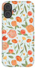 Load image into Gallery viewer, Burnt Orange Floral Pattern - Phone Case