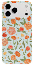Load image into Gallery viewer, Burnt Orange Floral Pattern - Phone Case