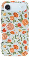 Load image into Gallery viewer, Burnt Orange Floral Pattern - Phone Case