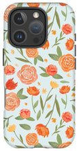 Load image into Gallery viewer, Burnt Orange Floral Pattern - Phone Case