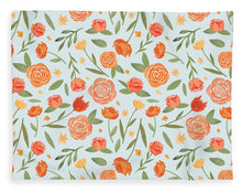 Load image into Gallery viewer, Burnt Orange Floral Pattern - Blanket