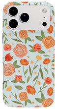 Load image into Gallery viewer, Burnt Orange Floral Pattern - Phone Case