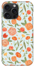 Load image into Gallery viewer, Burnt Orange Floral Pattern - Phone Case