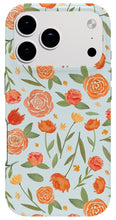 Load image into Gallery viewer, Burnt Orange Floral Pattern - Phone Case