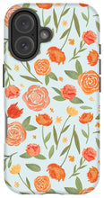 Load image into Gallery viewer, Burnt Orange Floral Pattern - Phone Case