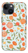 Load image into Gallery viewer, Burnt Orange Floral Pattern - Phone Case