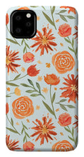 Load image into Gallery viewer, Burnt Orange Flower Burst Pattern - Phone Case