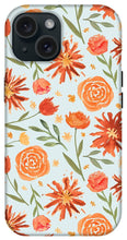 Load image into Gallery viewer, Burnt Orange Flower Burst Pattern - Phone Case