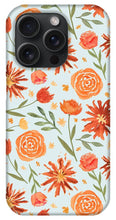 Load image into Gallery viewer, Burnt Orange Flower Burst Pattern - Phone Case