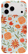 Load image into Gallery viewer, Burnt Orange Flower Burst Pattern - Phone Case
