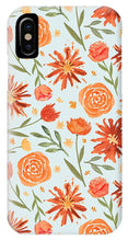 Load image into Gallery viewer, Burnt Orange Flower Burst Pattern - Phone Case