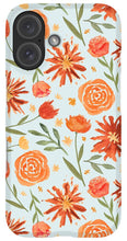Load image into Gallery viewer, Burnt Orange Flower Burst Pattern - Phone Case