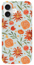 Load image into Gallery viewer, Burnt Orange Flower Burst Pattern - Phone Case