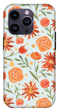 Load image into Gallery viewer, Burnt Orange Flower Burst Pattern - Phone Case