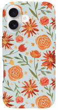 Load image into Gallery viewer, Burnt Orange Flower Burst Pattern - Phone Case