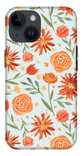 Load image into Gallery viewer, Burnt Orange Flower Burst Pattern - Phone Case