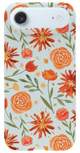 Load image into Gallery viewer, Burnt Orange Flower Burst Pattern - Phone Case