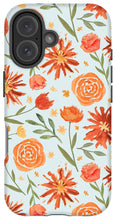 Load image into Gallery viewer, Burnt Orange Flower Burst Pattern - Phone Case