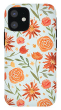 Load image into Gallery viewer, Burnt Orange Flower Burst Pattern - Phone Case
